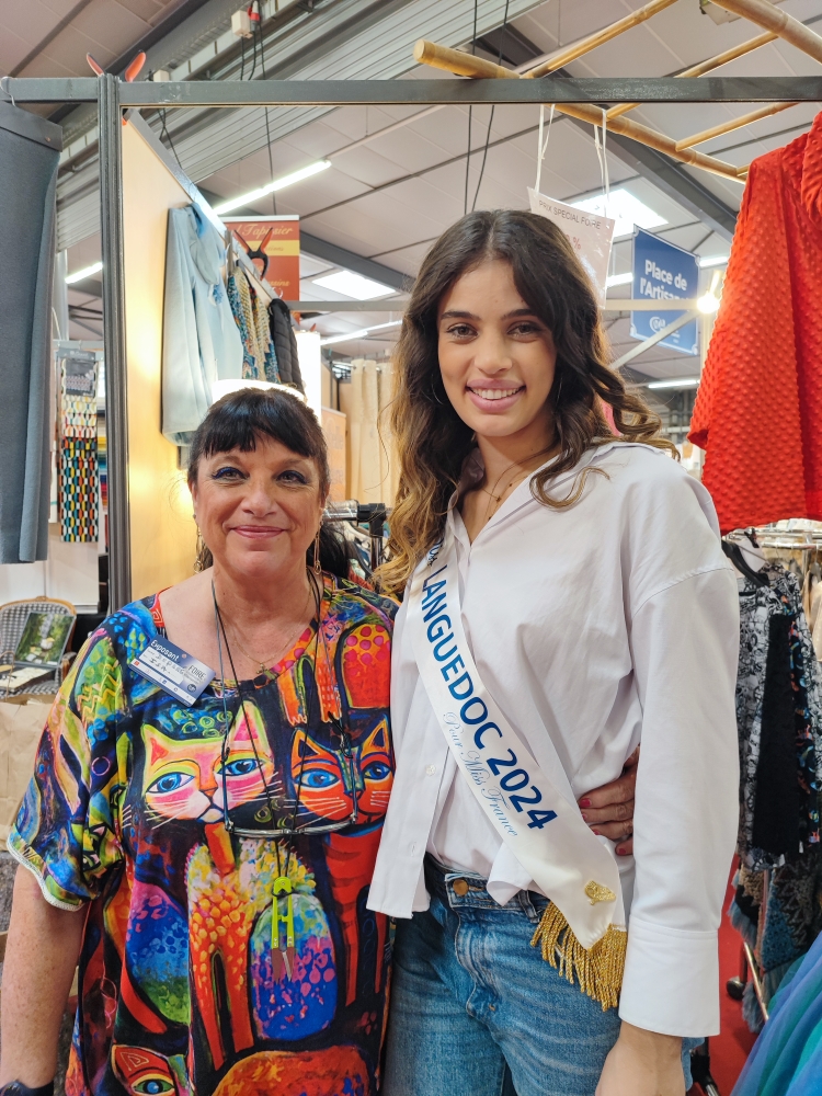 Isabelle Dupéré avec Miss Languedoc 2024