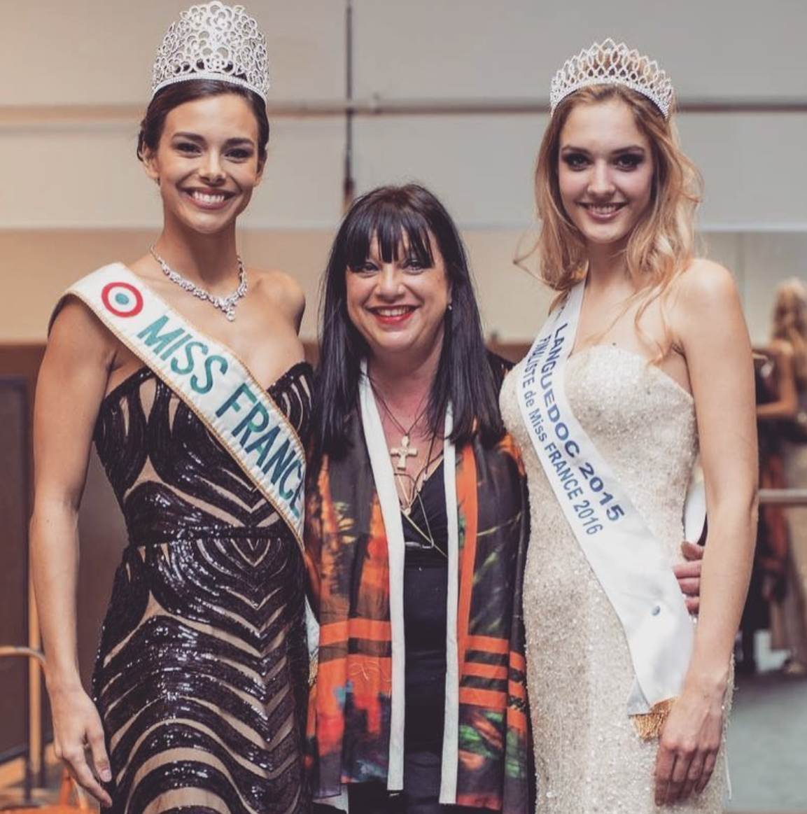 Isabelle Dupéré avec Miss France