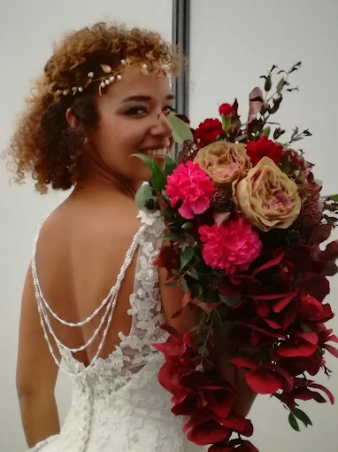 Robe de mariée dos perles